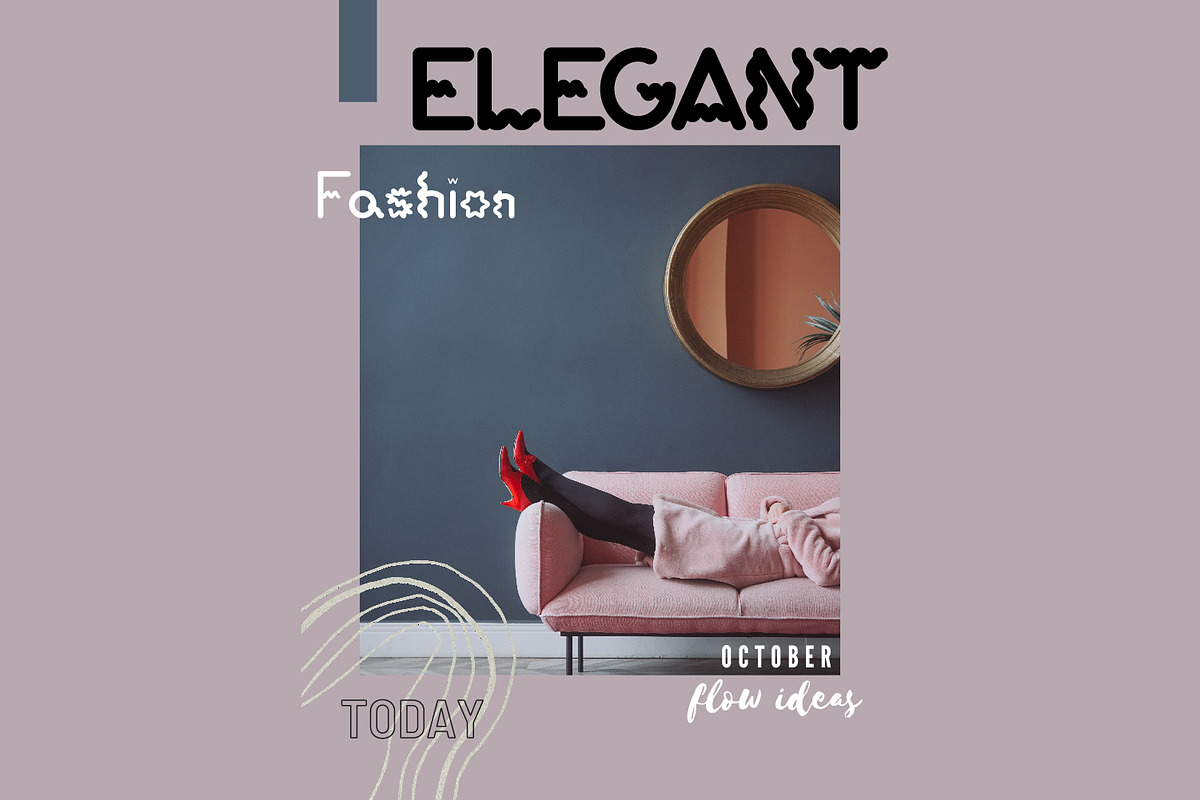 Reverberate Modern Sans Serif Font, a Sans Serif Font by Yiru Chen Studio (Photo 2 of 11)