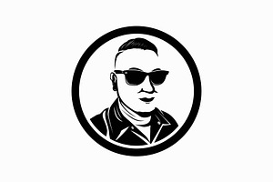 Glasses Man Logo