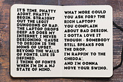 Phatty family display fonts, a Font by Mike Brennan Art & Design (Thumbnail 5 of 6)