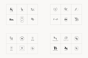 Monogram Logo Kit Bundle, a Branding & Logo Template by Studio Kumo (Thumbnail 2 of 14)