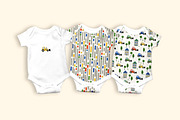 Kids Tractor Seamless Pattern Set, a Pattern Graphic by Oksana Dovhopol Art (Thumbnail 8 of 11)