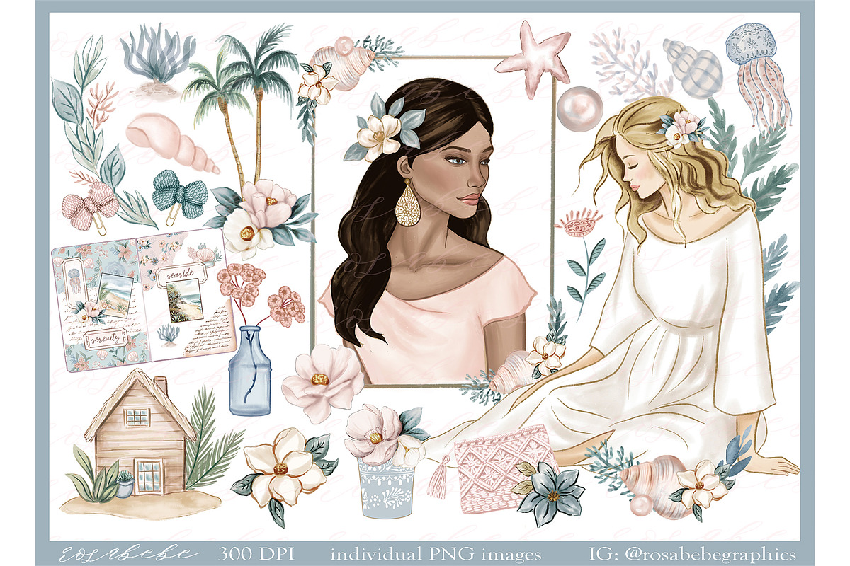 Seaside Serenity, an Object Graphic by Rosabebe (Photo 1 of 6)