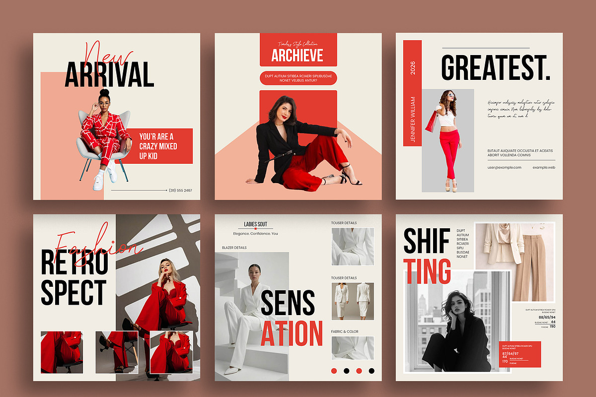 Social Media Kit Template | CANVA, a Social Media Template by TemplateFolio-Shop (Photo 3 of 3)