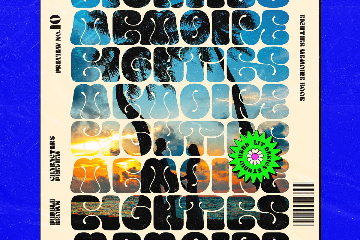Bubble Brown Typeface, a Symbol Font by alit design (Photo 6 of 23)
