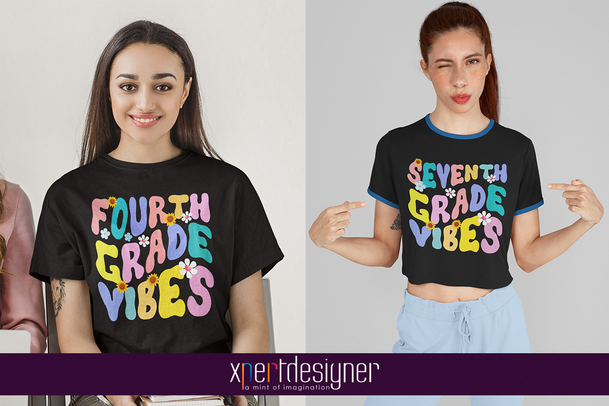 Back to School 1st - 7th Grade Vibes, an Education Illustration by XPERTDESIGNER (Photo 2 of 4)