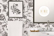 Antique Floral Toile Patterns, a Pattern Graphic by Eclectic Anthology (Thumbnail 3 of 14)