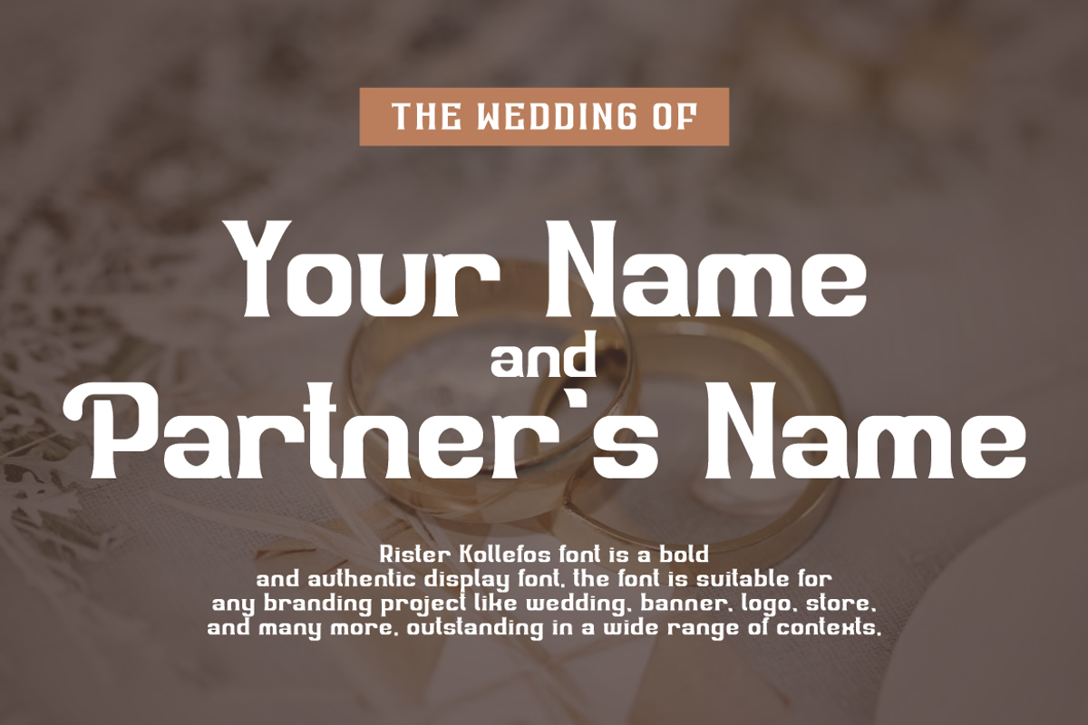 Rister Kollefos, a Serif Font by QR Design Studio (Photo 4 of 10)