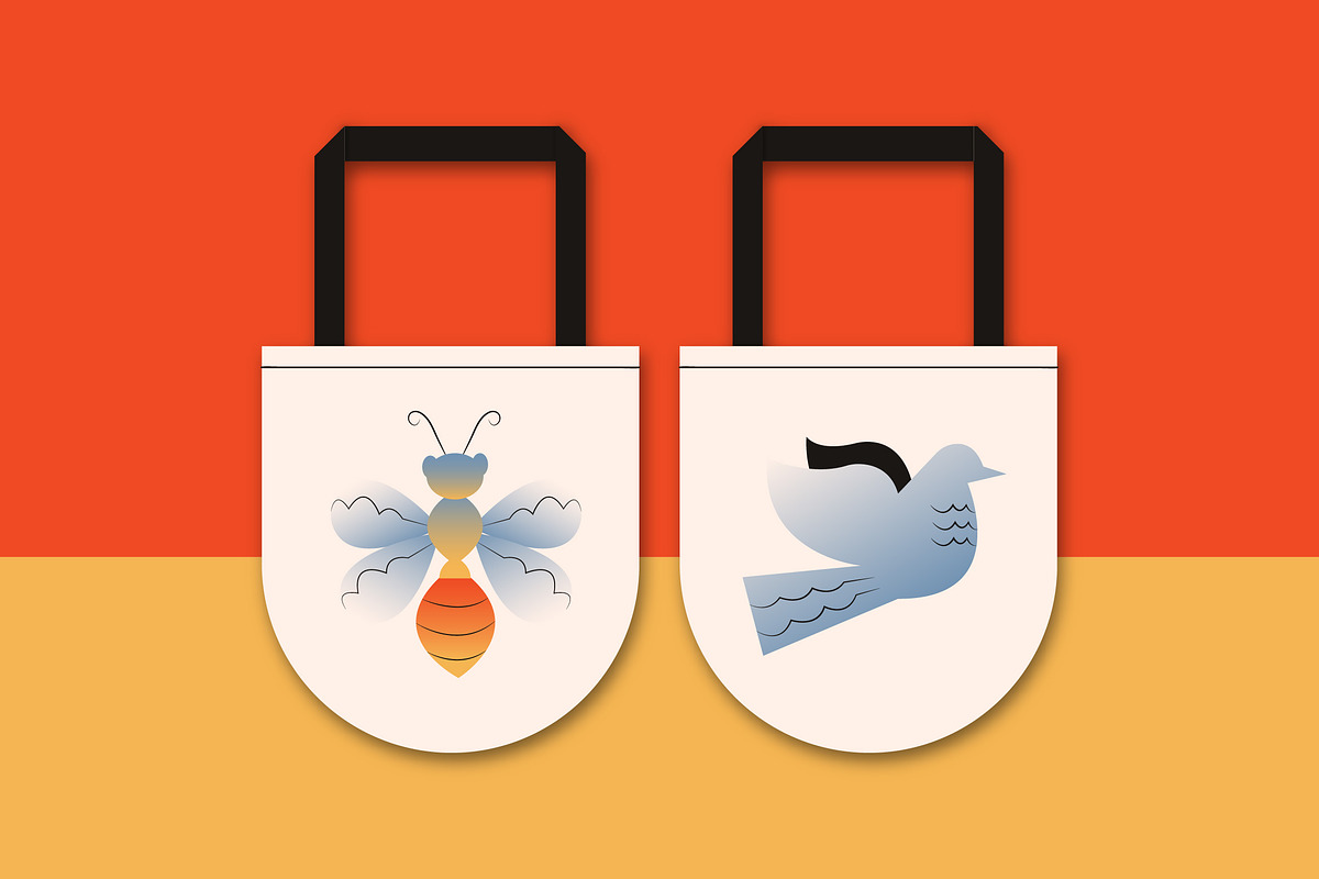 Gradient Rosh Hashanah Illustration, a Seasonal Illustration by graphicook (Photo 3 of 6)