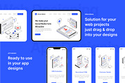 CRM Isometric Icons, an Outline Icon by Vectors Market (Thumbnail 4 of 6)