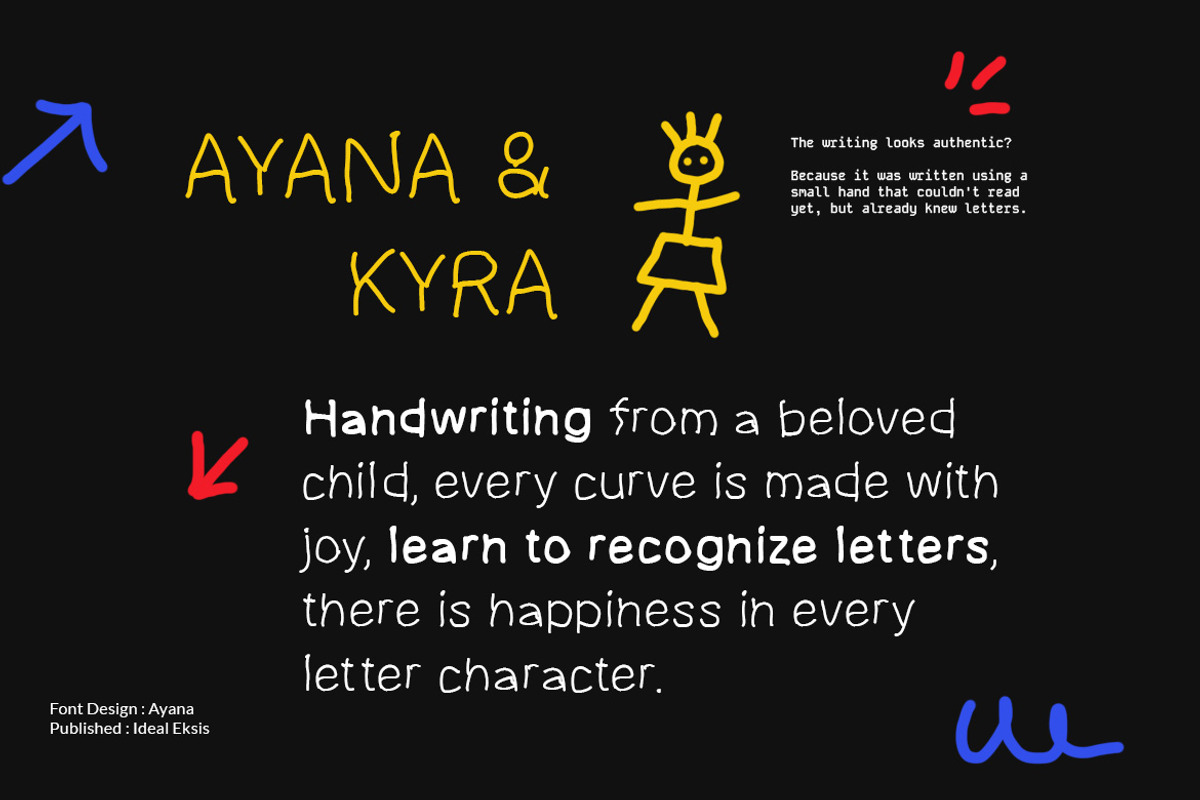 Handfen Ayana, a Handwritten Font by Ideal Eksis (Photo 2 of 7)