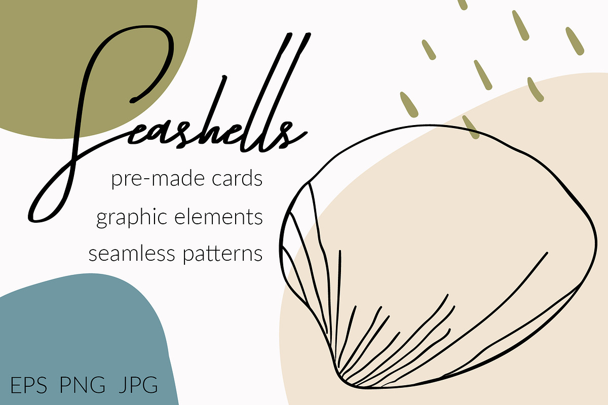 Seashells collection, a Background Graphic by Svyatoslava_M (Photo 1 of 8)