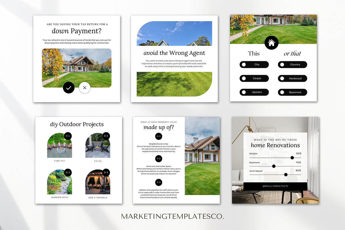 May Real Estate Templates, a Social Media Template by Marketing Templates Co. (Photo 2 of 10)