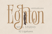 Eghton – Serif Font, a Serif Font by NDNL Studio (Thumbnail 1 of 9)