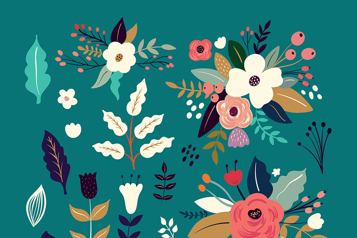 Flowers and Deer, an Animal Illustration by MoleskoStudio (Photo 15 of 24)