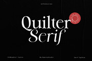 DS Quilter - Variable Luxury Serif, a Serif Font by dealitastudio (Thumbnail 1 of 15)