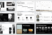 Minimalist Marketing Pitch Deck, a Presentation Template by Pani Temp. (Thumbnail 2 of 14)