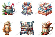 Cozy Winter Clipart, an Illustration by designcity5 (Thumbnail 2 of 5)