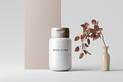 Plastic Medicine Bottle Mockup, a Cups & Container Mockup by pmvch (Thumbnail 9 of 10)