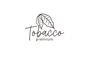 Tobacco leaf logo icon illustration, a Branding & Logo Template by Dyn Studio