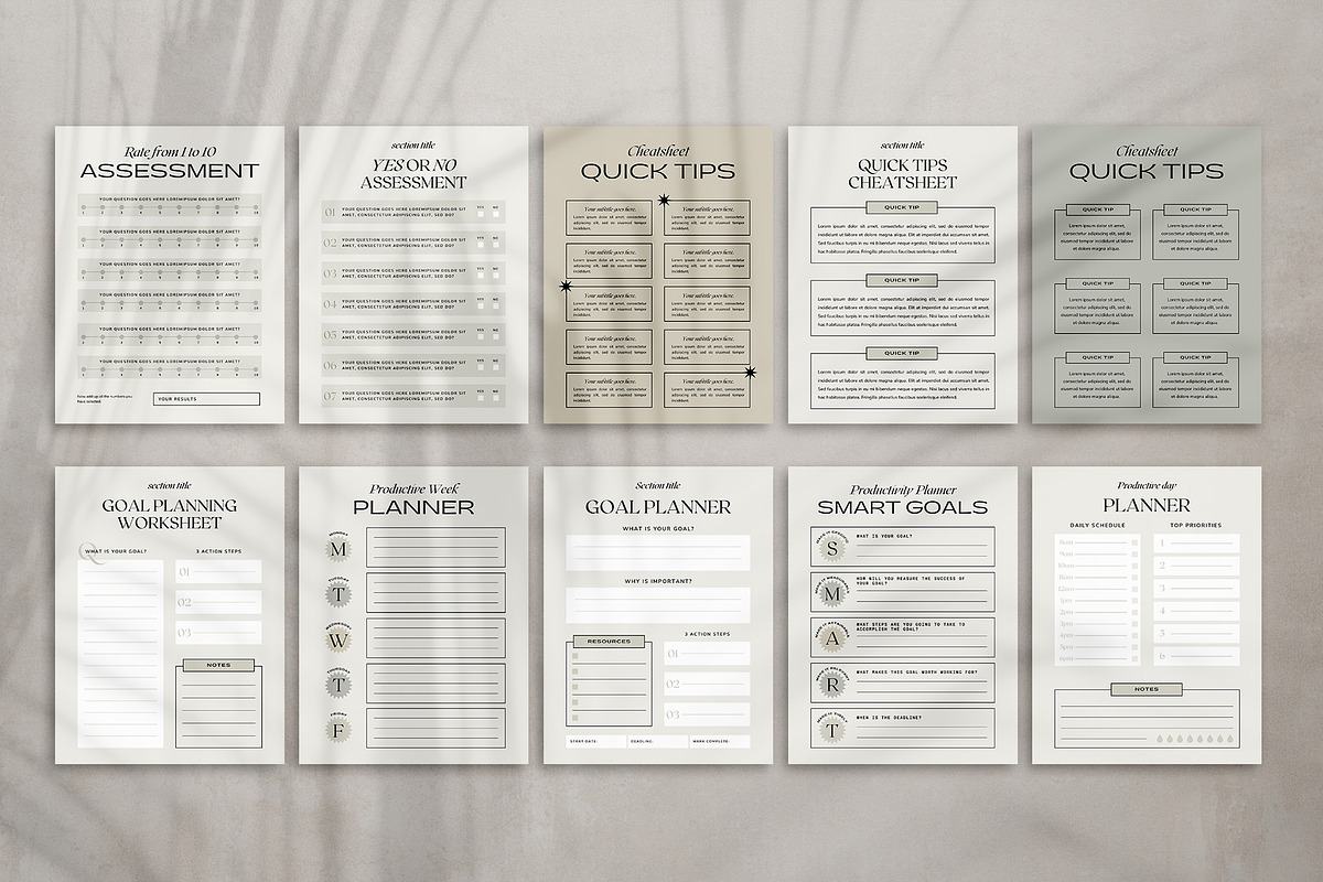 Aesthetic Ebook Template CANVA, a Magazine Template by Studio Loire (Photo 11 of 17)