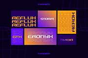Fussion - Techno Ligature, a Sans Serif Font by Variatype (Thumbnail 2 of 11)