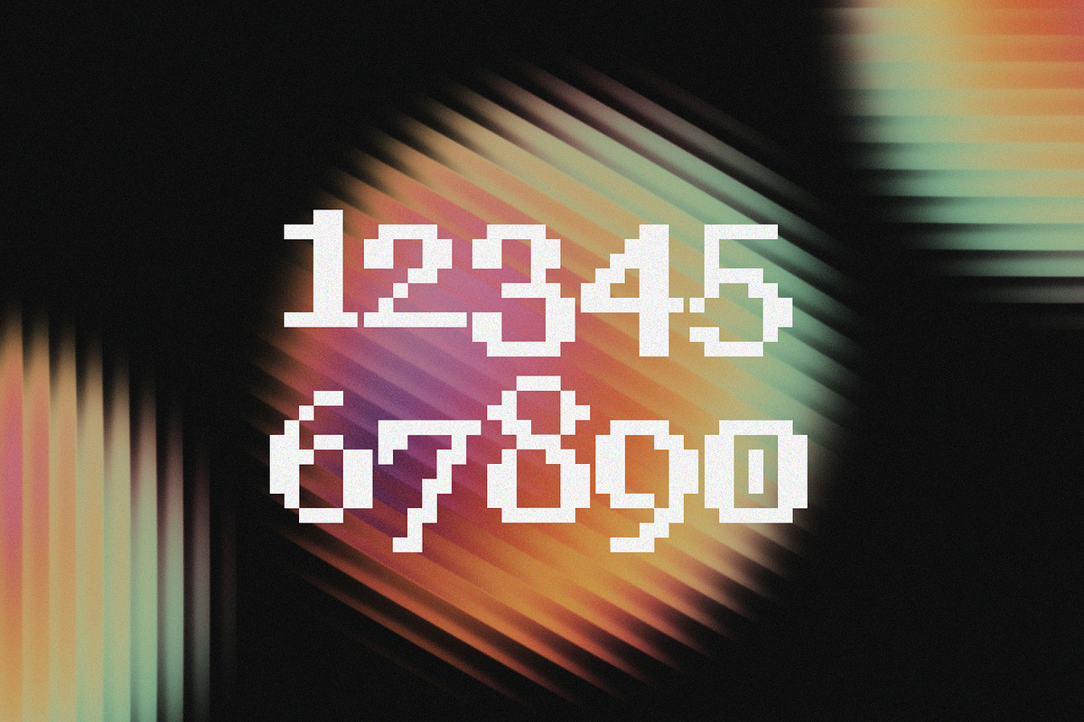 Retro Byte - Modern Pixel Font, a Serif Font by HipFonts (Photo 8 of 8)