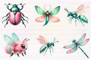 Insects Clipart Bundle, an Illustration by CreationArt (Thumbnail 2 of 5)