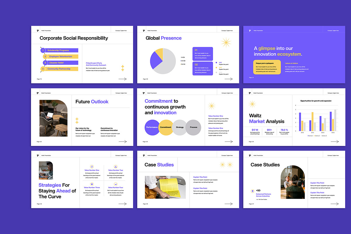 Purple Company Profile Keynote, a Presentation Template by Neermana (Photo 5 of 5)