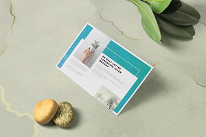 Half Letter Landscape Flyer Mockups