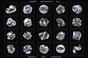 CHROME Design Set 131 Objects, an Object Graphic by Kaleriia (Thumbnail 3 of 12)