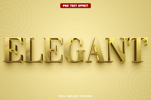 Elegant 3D editable text effect, a Layer Style Add-On by Hello Muh