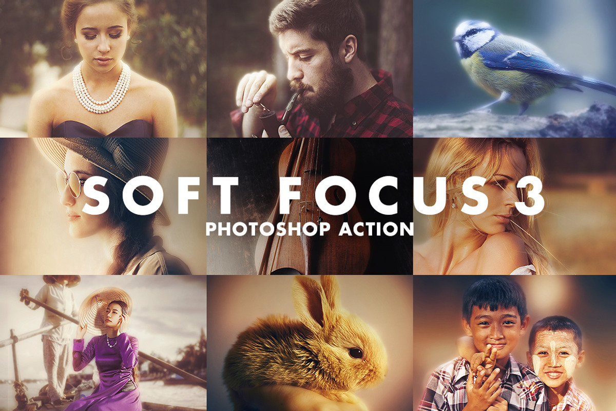 Soft Focus 3 Photoshop Action, an Action Add-On by Sevenstyles