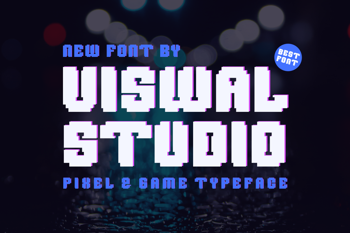 Pixelad - Modern Pixel Font, a Sans Serif Font by Viswal Studio (Photo 3 of 8)