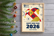 Chinese New Year 2026 Greeting Cards, a Seasonal Illustration by Creative Graphics (Thumbnail 5 of 10)