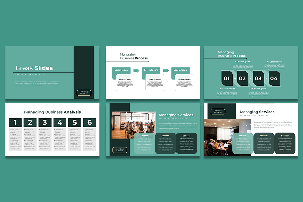 Managing Business - PowerPoint, a Presentation Template by artchiles_design (Photo 3 of 4)