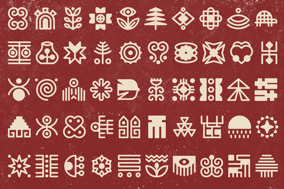 Ancient Folk Icons Vol 2, an Outline Icon by Tekuni (Photo 2 of 11)