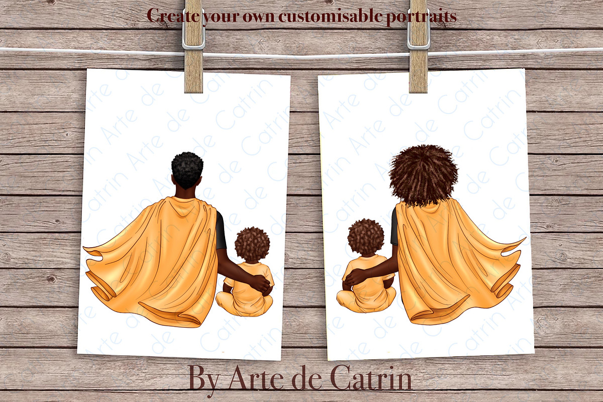 Super Family Clipart, Hero Clipart, a Person Illustration by ArtedeCatrin (Photo 9 of 12)
