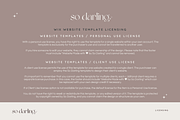 Photographer Wix Website Template, a Wix Template by So Darling Studio (Thumbnail 5 of 37)