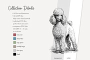 105 line art French Chateau clip art, a Seasonal Illustration by Poppy Lane Studio (Thumbnail 11 of 13)