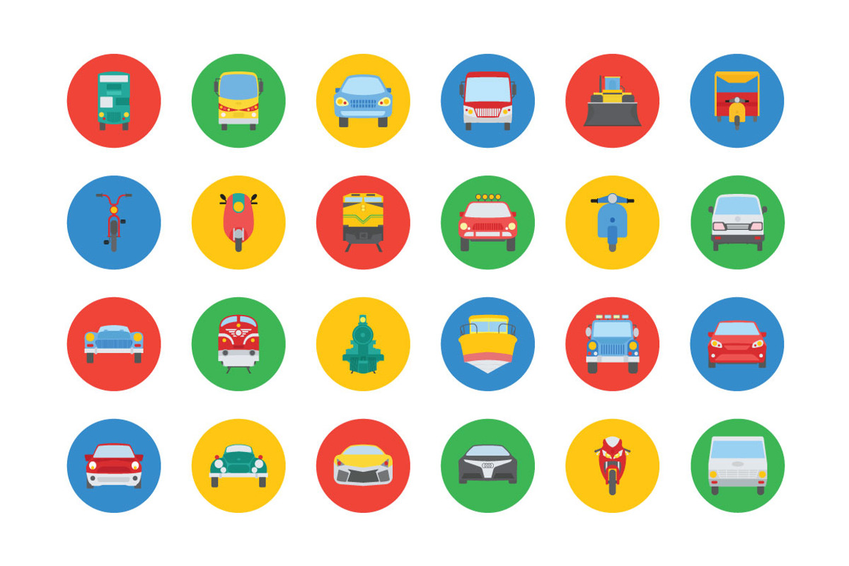 75+ Transport Vector Icons, an Emoji Icon by Creative Stall (Photo 4 of 5)