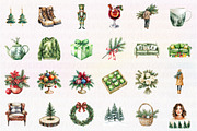 Cozy Winter Clipart, an Illustration by CreationArt (Thumbnail 2 of 5)