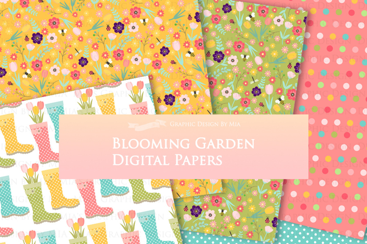 Blooming Garden, Flower, an Illustration by Mia's Graphic Design (Photo 9 of 10)
