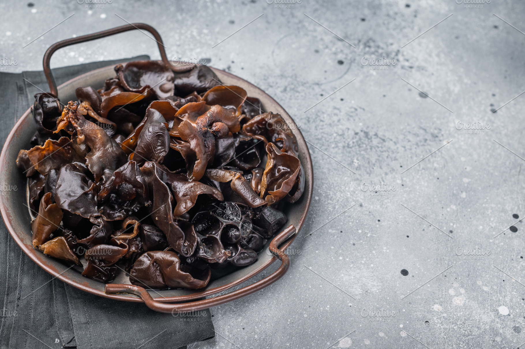 Fresh wood ear mushrooms, perfect for adding unique texture and, a Food & Drink Photo by composter-box@mail.ru