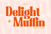 Delight Muffin, a Serif Font by Nathatype (Thumbnail 1 of 10)