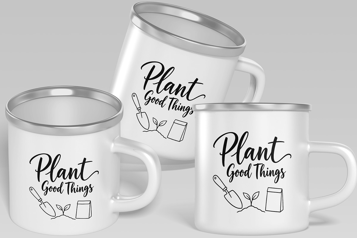 Plant Good Things Garden Line Art, an Object Illustration by Ghagra (Photo 4 of 7)