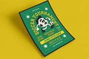 Retro Trendy Soccer Tournament Flyer, a Flyer Template by Guuver (Thumbnail 3 of 3)