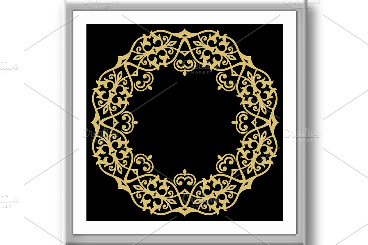 Classic Vector Fine Pattern With, an Illustration by FineArtStudio (Photo 2 of 3)