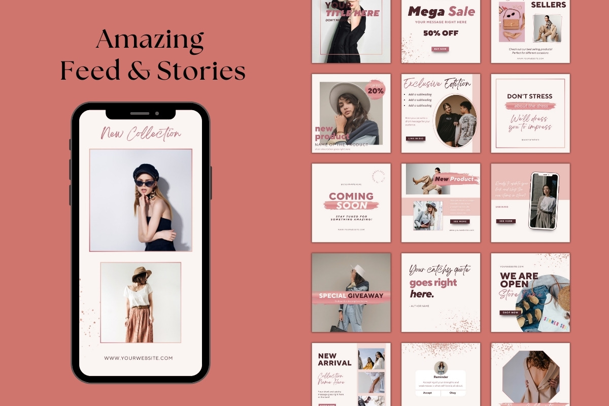 300+ Velvet Rose Templates, a Social Media Template by ResumeFabs (Photo 3 of 6)