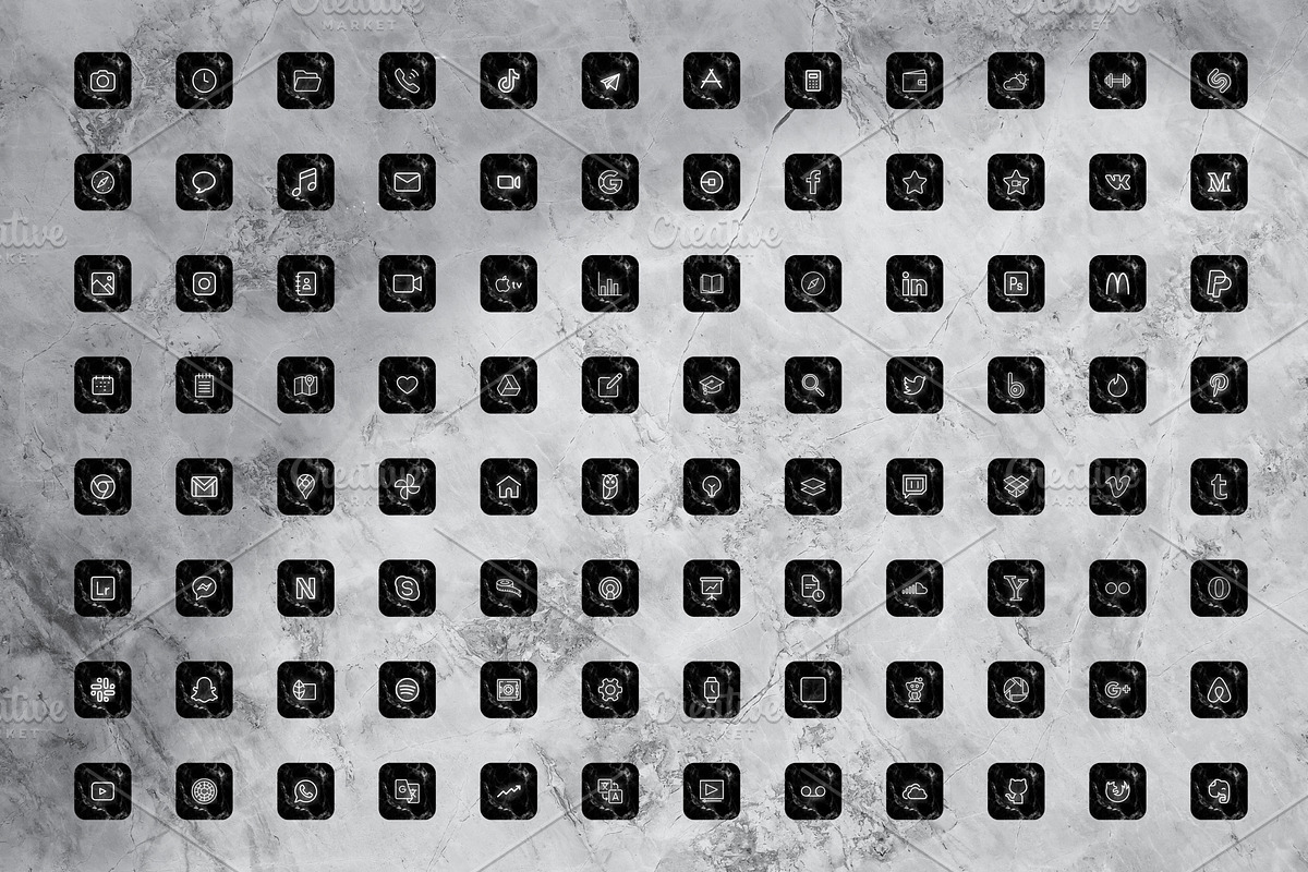 Mono - iOS 14 Icons • Black & White, an Icon by iosey (Photo 2 of 3)