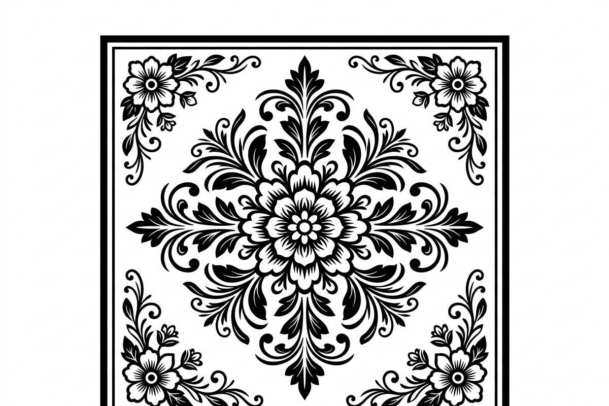 50 Elegant Floral Ornament Bundle, a Decorative Illustration by Amazin_art (Photo 10 of 29)